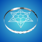 Hochenergie-Scheibe aus Glas by DieStoffwechselProfis® mit 90.10.® Quanten-Technologie