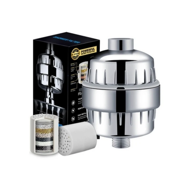 Hydro-15 Hochleistungs-Duschfilter mit Vitamin C – 15-stufiges Filtersystem