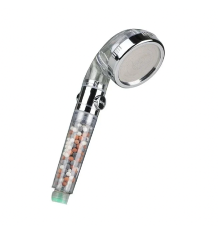 HydroShower Mineral-Duschsystem – 3 Strahlarten, Stopp-Funktion & Mineralfilter