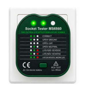 Tester per prese con adattatore CH per messa a terra | Perfect Food