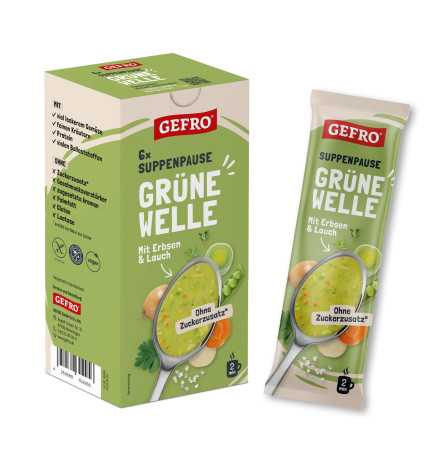 GEFRO Grüne Welle Gemüsesuppe To Go | Perfect Food Schweiz