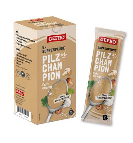 GEFRO Velouté de champignons To Go | Perfect Food Suisse