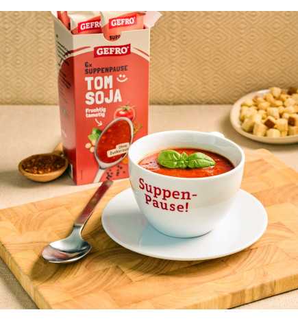 GEFRO Tom Soja – Tomatensuppe To Go mit Sojaprotein