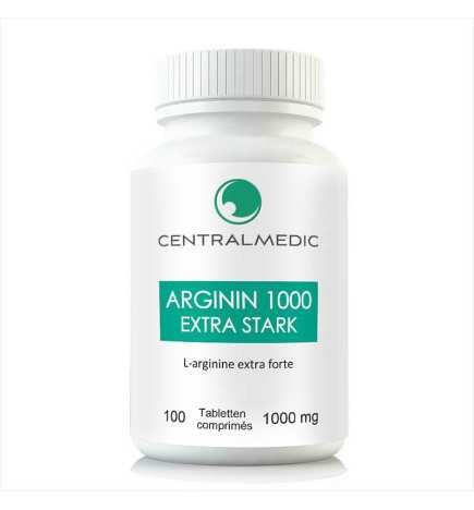 Centralmedic L-Arginin 1000 Extra Stark – 100 Tabletten
