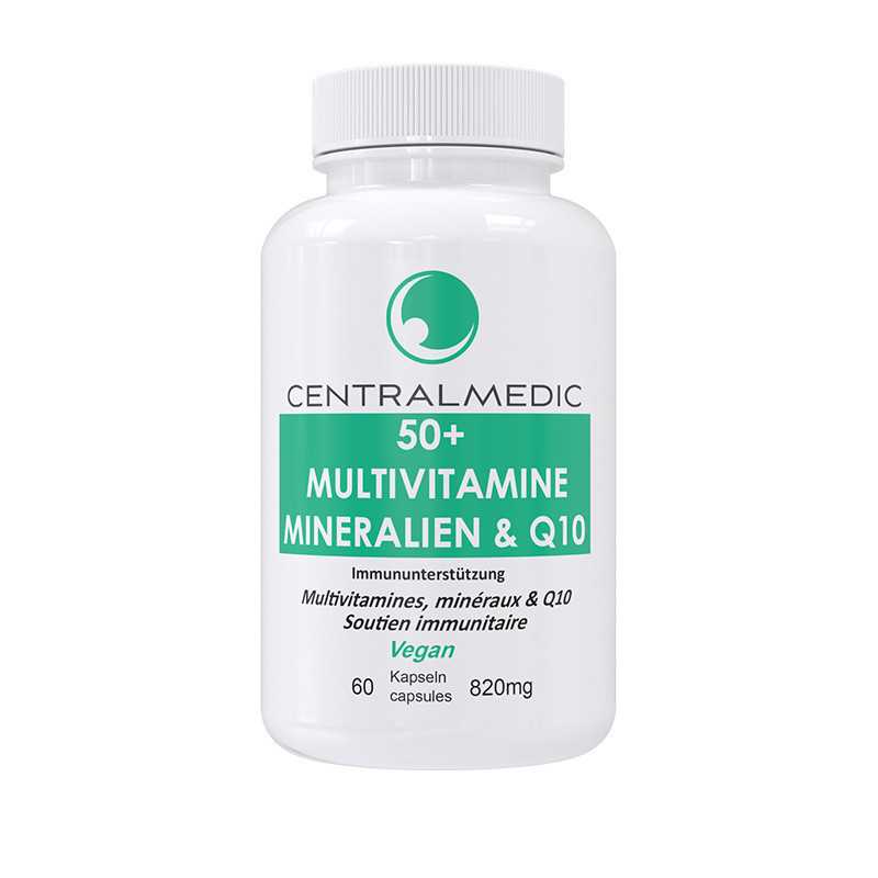 Centralmedic 50+ Multivitamine, Mineralien & Q10 – 60 Kapseln