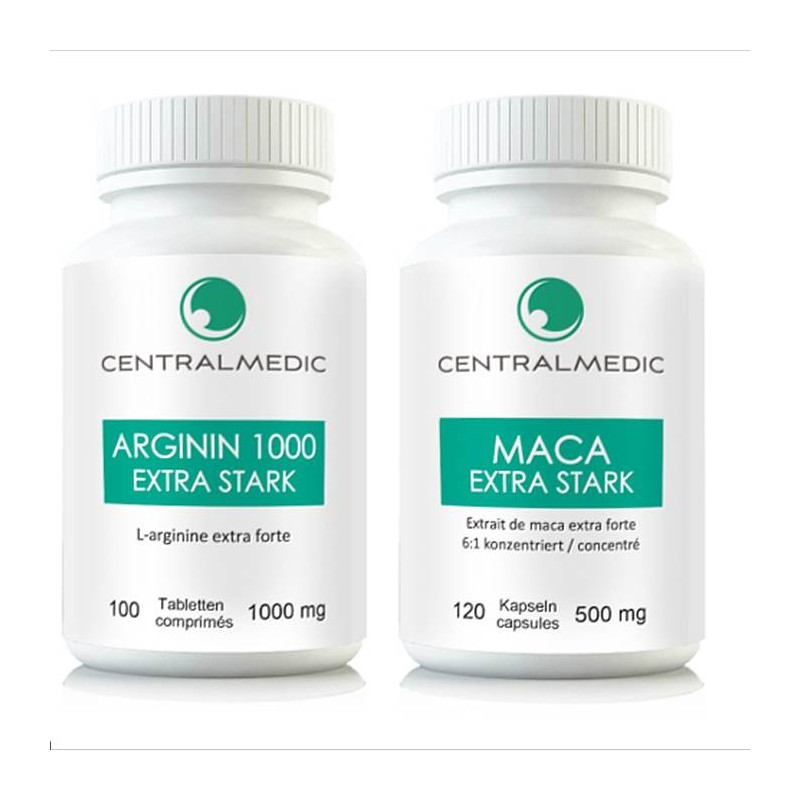 Arginin 1000 & Maca Extra Stark set bei Perfect Food